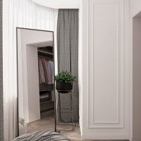Большая квартира 130 м2 в современном стиле с лепниной